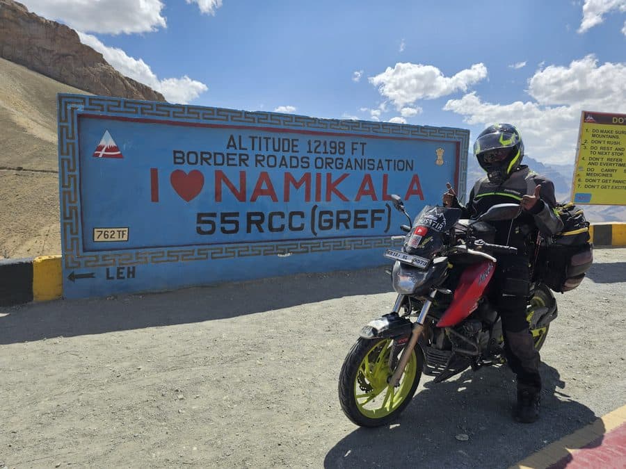 Namika La — 12,198 ft